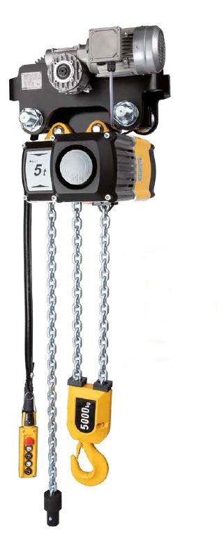 CMCO EL. CHAIN HOIST CPV 2-8 250kg 3m LIFTING HEIGHT 8m/min with ELECTRIC TROLLEY 8m/MIN 42V