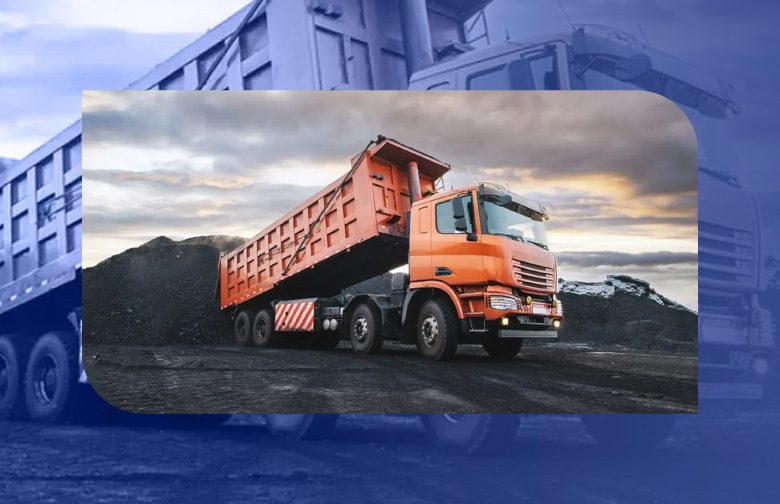 Πλήρης εκφόρτωση φορτηγού χωματουργικών έργων με δονητές επιφανείας BONDI.